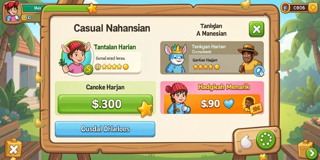 Setiap level menawarkan tantangan yang berbeda dan menarik.