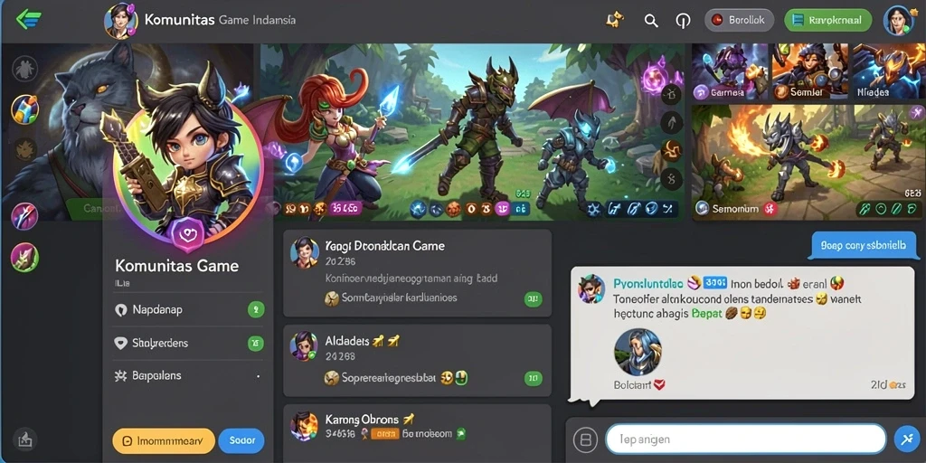 Tangkapan layar memperlihatkan fitur multiplayer dengan pemain lain.